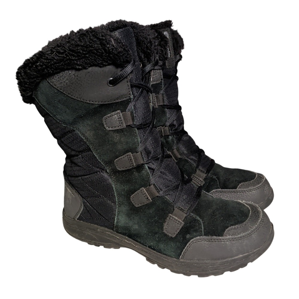 Columbia Womens Ice Maiden II Boots Womens Size 8 Waterproof Faux Fur Gorpcore